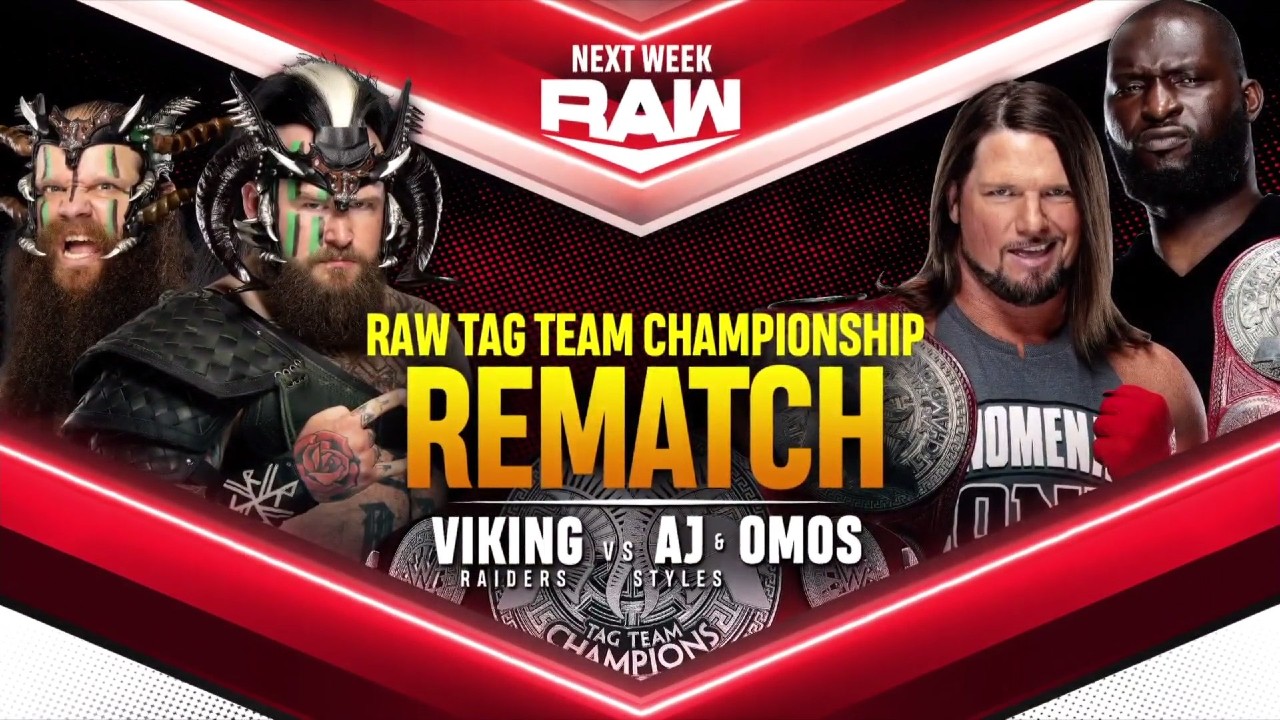 AJ Omos WWE RAW