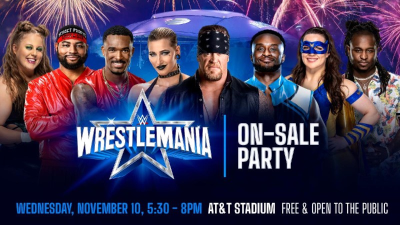 WWE WrestleMania 38 On-Sale Party